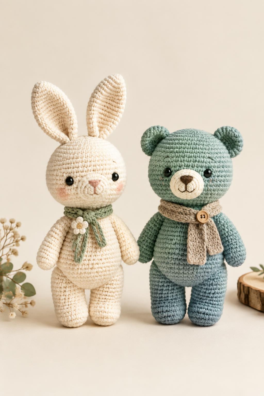 Woodland Friends crochet pattern preview