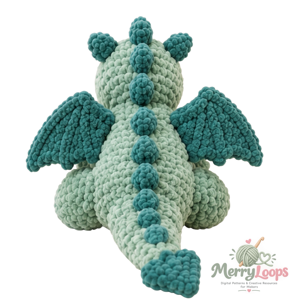 Floppy Dragon Plushy view 3